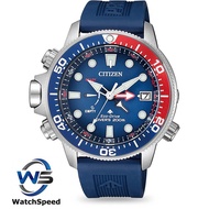 Men's Citizen BN2038-01L Eco-Drive Promaster Aqualand Diver's Depth Sensor Watch(Blue)