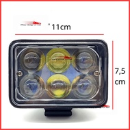 LED Spotlight, Runlai 12V 24V 6-bulb LED Light - Super Bright - Truck Parts