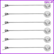 6Pcs Cabinet Door Support Rod for Cabinet Door Heavy Duty Iron Silver  sijicc
