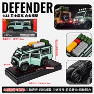 Mô Hình Xe Hợp Kim Land Rover Defender Van Campers Adventure Toy Car Display 1:32 Phụ Kiện Trưng Bày