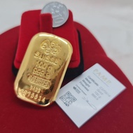 Murni Mewah Emas999.9, Gold Bar Pamp Casting Gold Bar G100 Gram 1577 2.7 cm Pd  H81389