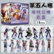 Identity V Rotating Acrylic Standee Blind Box Set – 15 Unique Characters Anime Desktop Figures, Blin