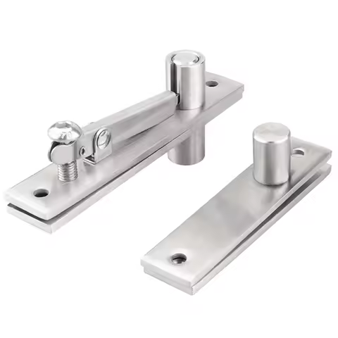 Pivot Hinge Stainless Steel Closet Door Hinges Rotation Hinges For Wooden Door Heavy Duty Closet Hin