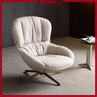 Furnimall Premium 360° Relaxing chair / Linen Fabric Relax Chair /1 Seater Sofa Chair /Heavy Duty Co