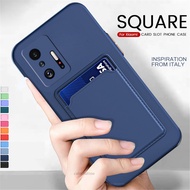 Casing Xiaomi 11T 11 T Pro 11 Lite 5G NE Mi 11Lite 4G 5G 11 Pro Ultra Mi11 10S Phone Case Fashion Wallet Soft Liquid Silicone Case With Card Holder Card Case For Xiaomi 11T Pro