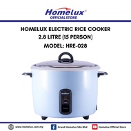 Mk.wares(HRE-028)2.8Ltr HOMELUX Electric Rice Cooker/Periuk Nasi 2.8Ltr
