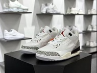 Nike Air Jordan 3喬丹3代籃球鞋｜顏色 白｜ 黑｜ 紅 ｜尺碼 36 36.5 37.5 38 38.5 39 40 40.5 41 42 42.5 43 44 44.5 45 46
