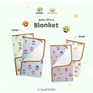 Baby Shark Music Swim Head Balloon Blanket Pillow  TENCEL™️ Bolster Hikarusa hypoallergenic OEKO-TEX® certified