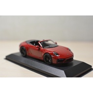 Mini Cut Minichamps 1: 43 Porsche Porsche 911 (992) Carrera GTS Cabriolet Convertible, Original Fact