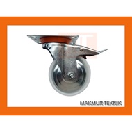 Trolley Wheel - Caster - Caster - 4 inch Nylon Wheel Brake