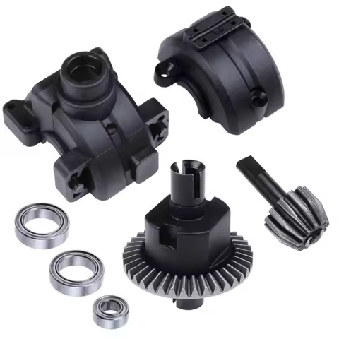 (NEW) RC Car Front Rear Gear Box Complete Set Drive & Diff Gear For HSP 1:10 RC Car Parts 02024 0205