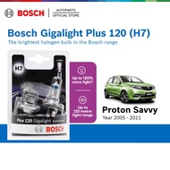Bosch Plus 120 Gigalight H7 Headlight Bulb for Proton Savvy