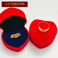 Cincin Emas 375 3 Layer V Gold Ring Bajet Budget Tulen Tulin Merisik Tahan Lasak 22K Tunang Marrige