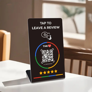 NFC 215 Programmable for Google Review Card NFC Station Table 13.56Mhz QR code can be independently 