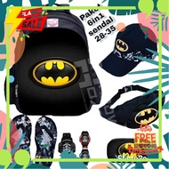 Chinese new year chinese new year /6 IN1 Backpack Boys Kindergarten Elementary School Package Batman