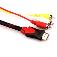 1.5M HDMI to 3RCA Line hdmi to rca Set-top box TV HDMI to AV