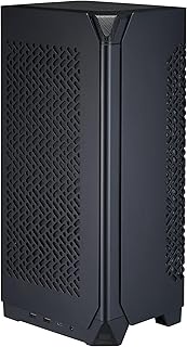 Cooler Master NCORE 100 Air Mini-ITX PC Tower Case, Anodized Aluminum, 356mm Vertical Triple-Slot Mo