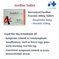 Aveflon Tablet For Haemorrhoids/ Piles 痔疮 (Buasir) 10s / 30s [Exp: 09/2024]