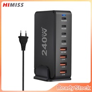[Local delivery]240W Multifunctional USB Charger Hub 4 USB A 4 USB C Hub PD Adapter Charging Block P