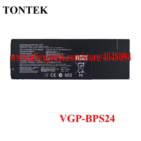New VGP-BPS24 Laptop Battery For Sony VAIO SVS13 SVS13123 SVS13125 SVS13126 VGP-BPL24 SVS13115 SVS13