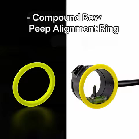 Composite Bow Fluorescent Peep Centering Ring for IQ 5 Pin Sight/ Trophy Ridge Digital React Sight/A