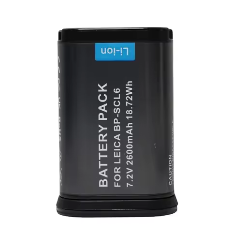 LC-SCL6 BCSCL4 BP-SCL6 7.2V 18.1Wh 2520mAh High Capacity Replacement Battery For Leica Q2, Q3, SL2, 