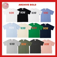 [ARCHIVE BOLD] 939 Logo T-Shirts 12 colors : Made in Korea