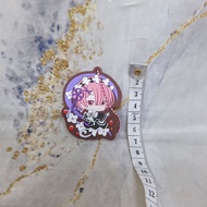 GANTUNGAN Re Zero Rem Rubber Gashapon Kuji Keychain Life In Different World