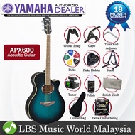 Yamaha APX600 40" Thin Line Spruce Top Acoustic Electric Guitar With Pickup - Blue Burst (APX 600)