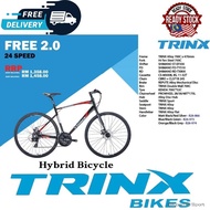 Trinx Bicycle - Free 2.0 - Hybrid Bike - Free Shipping - Aluminum Frame 47/51 CM