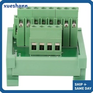 XUESHANN DIN Rail Module, 25A Simple Mounting Feet Breakout Board, Distribution Board 52 *49*46mm 2 