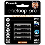 Panasonic Sanyo Eneloop Pro 2550mAh AA 950mAh AAA 4pc Battery 500Cycle