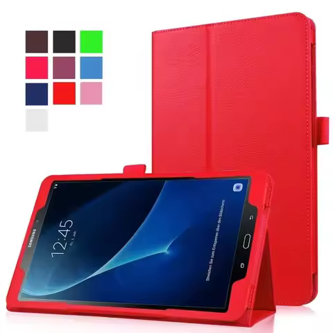 Tab A6 10.1inch 2016 Tablet SM-T580 T585 T587 Case PU Leather Stand Cover Auto Sleep/Wake for Samsun