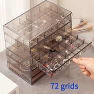 Acrylic jewelry storage box drawer style antioxidant earrings necklace earrings earring storage box 