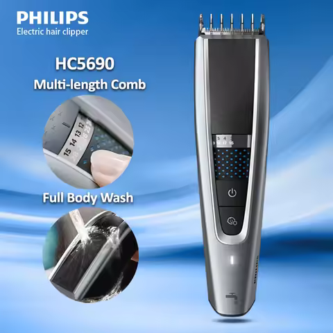 Philips New Hairclipper Series 5000 Electric Hair Cutter Head Washable Household Electric Hair Clipp