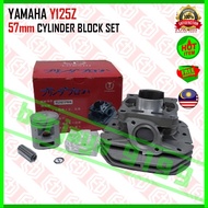 Tokahi 57mm 125Z 125ZR Y125Z Racing Cylinder Block Set + Forged Piston + Ring Kit Motorcycle Motosikal Moto Yamaha Parts