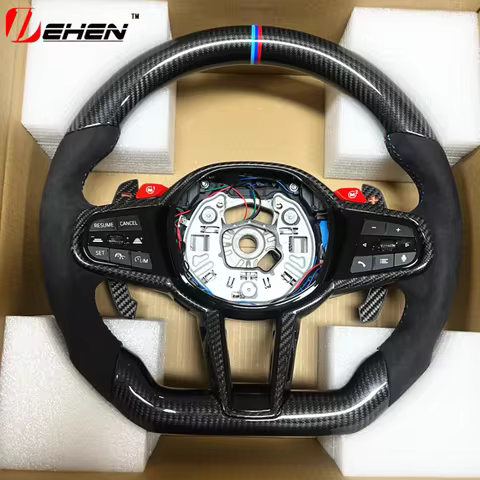 Carbon Fiber Steering Wheel For BMW G20 G22 G42 G30 G05 G06 G80 G82 G87 F90 F95 F96 F97 F98 M240i M3