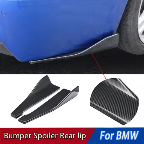 Car Spoiler Lateral Bumper Rear Side Skirt Lip Rocker Wings For BMW 3 Series E36 E46 E90 E91 E92 E93