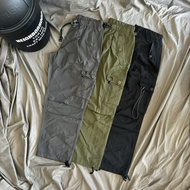 Japanese Style Trendy AND WANDER Outdoor City Function Multi-pocket Overalls Trousers Paratrooper Pa