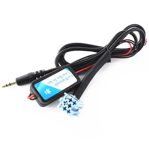 12V Car Bluetooth Music Box To AUX For 8Pin Mini ISO CD Changer Port Audio Aux In Bluetooth Module R
