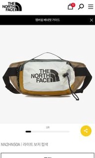 門市現貨🔥🔥新款The North Face Light Bozer Hipsack腰包，韓國🇰🇷進口white label