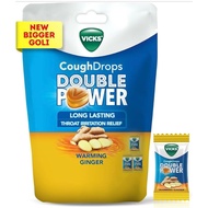 Cough Relief Candy/Vicks Drops Warming Ginger/Indian Flavor/1 Pack 25 Tablets