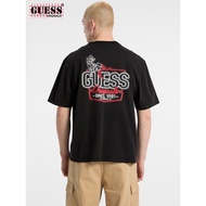 Ready Stock GUESS Originals New Summer Mens Trendy Cool LOGO Printed 100% High Quality Cotton Short