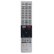 (QHEY) Replacement Remote Control CT-8536 for TV with Play Key 49U7750 55U775075U7750 Without Voice