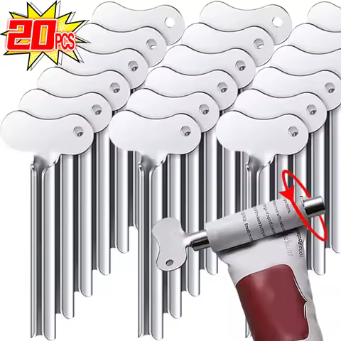 20/1PCS Bathroom Metal Toothpaste Squeezer Stainless Steel Tube Squeezer Universal Key Roller for Tu