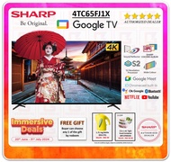 【FREE GIFT】SHARP 65 INCH 4K UHD GOOGLE TV 4TC65FJ1X