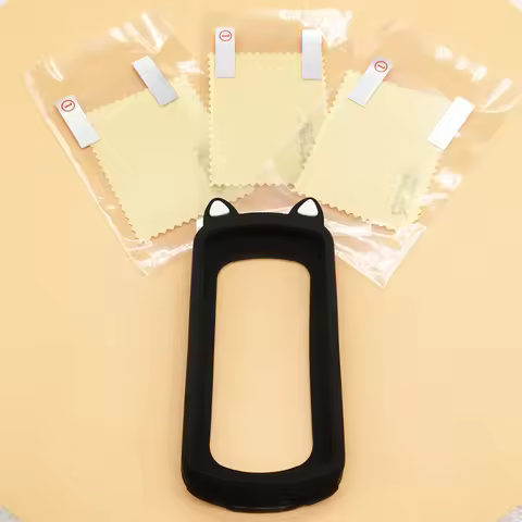New Cat Ear Case and Screen Protector for Garmin Edge 1040 Silicone Cover & HD Soft Film for GARMIN 