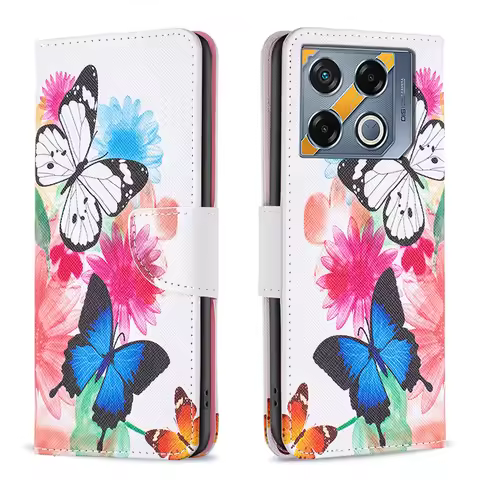 Painted Leather Case For Infinix GT 20 Pro Case Wallet Flip Phone Cover For Infinix GT 20 Pro 5G Cas