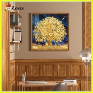 ⭐ ☩ ✙ DIY 5D Money Tree Full Drill Round Diamond Resin Painting Kit