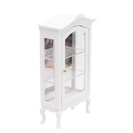 discount New1:12 Dollhouse Miniature Wooden  Display Cupboard Cabinet Shelf Showcase Furniture Prete